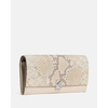 image:imagekate spade new york Deco Pebbled Leather Large Flap WalletSnake Embossed Neutral Multi