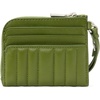 image:imagekate spade new york Deco Quilted Leather Coin Card case WristletQuilted Jungle Vine