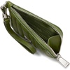 image:imagekate spade new york Deco Quilted Leather Coin Card case WristletQuilted Jungle Vine