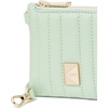 image:imagekate spade new york Deco Quilted Leather Coin Card case WristletQuilted Pistachio Ice