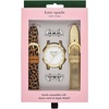 image:imagekate spade new york Designer Interchangeable Leather or Nylon Band Compatible with Your 384041mm andor 42444549mm Apple Watch Series 987654321SE andor Ultra Series 12GoldAnimal Print