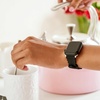 image:imagekate spade new york Designer Interchangeable Leather or Nylon Band Compatible with Your 384041mm andor 42444549mm Apple Watch Series 987654321SE andor Ultra Series 12Black