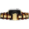 image:imagekate spade new york Designer Interchangeable Stainless Steel Band Compatible with Your 384041mm Apple Watch Series 987654321SEGoldTortoise Scallop