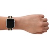 image:imagekate spade new york Designer Interchangeable Stainless Steel Band Compatible with Your 384041mm Apple Watch Series 987654321SEGoldTortoise Scallop