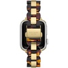 image:imagekate spade new york Designer Interchangeable Stainless Steel Band Compatible with Your 384041mm Apple Watch Series 987654321SEGoldTortoise Scallop