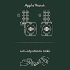 image:imagekate spade new york Designer Interchangeable Stainless Steel Band Compatible with Your 384041mm Apple Watch Series 987654321SERose Gold