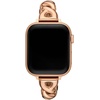 image:imagekate spade new york Designer Interchangeable Stainless Steel Band Compatible with Your 384041mm Apple Watch Series 987654321SERose Gold Twist