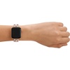 image:imagekate spade new york Designer Interchangeable Stainless Steel Band Compatible with Your 384041mm Apple Watch Series 987654321SERose GoldWhite