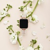 image:imagekate spade new york Designer Interchangeable Stainless Steel Band Compatible with Your 384041mm Apple Watch Series 987654321SERose GoldWhite