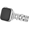 image:imagekate spade new york Designer Interchangeable Stainless Steel Band Compatible with Your 384041mm Apple Watch Series 987654321SESilver 1