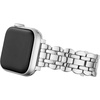 image:imagekate spade new york Designer Interchangeable Stainless Steel Band Compatible with Your 384041mm Apple Watch Series 987654321SESilver