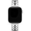 image:imagekate spade new york Designer Interchangeable Stainless Steel Band Compatible with Your 384041mm Apple Watch Series 987654321SESilver Herringbone