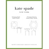 image:imagekate spade new york Designer Interchangeable Stainless Steel Band Compatible with Your 384041mm Apple Watch Series 987654321SESilver Scallop