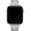 image:imagekate spade new york Designer Interchangeable Stainless Steel Band Compatible with Your 384041mm Apple Watch Series 987654321SESilver Scallop