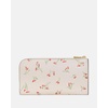 image:imagekate spade new york Devin Pebbled Leather Zip Around Continental WalletCream Multi Vibrant Buds
