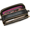 image:imagekate spade new york Devin Saffiano Leather Double Zip Dome CrossbodyBlack