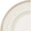 image:imagekate spade new york Dinnerware Porcelain Plates Charlotte Street Grey Collection Accent Plate TaupeAccent Plate