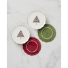 image:imagekate spade new york Evergreen Large Lit Tree Figurine Christmas amp Holiday DecorScallop Tidbit Plates
