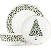 image:imagekate spade new york Evergreen Large Lit Tree Figurine Christmas amp Holiday DecorSoupCereal Bowls  Set of 4