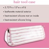 image:imagekate spade new york Hair Styling Tools Organizer Compact Hairstylist Travel Bag Great Hair DayGoddess Stripe