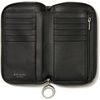 image:imagekate spade new york Halo Fine Grain Leather Medium Zip Around WalletBlack