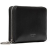 image:imagekate spade new york Halo Fine Grain Leather Medium Zip Around WalletBlack