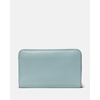 image:imagekate spade new york Halo Fine Grain Leather Medium Zip Around WalletEnglish Sea