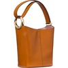 image:imagekate spade new york Halo Fine Grain Leather Mini BucketBaked Amber