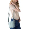 image:imagekate spade new york Halo Fine Grain Leather Mini BucketEnglish Sea Suede