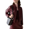 image:imagekate spade new york Halo Fine Grain Leather Mini BucketGlazed Hot Fudge