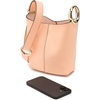 image:imagekate spade new york Halo Fine Grain Leather Mini BucketLight Cantaloupe