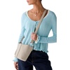 image:imagekate spade new york Halo Fine Grain Leather Mini BucketMilk Glass Suede