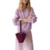 image:imagekate spade new york Halo Fine Grain Leather Mini BucketPurple Agate Suede