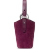 image:imagekate spade new york Halo Fine Grain Leather Mini BucketPurple Agate Suede