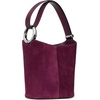 image:imagekate spade new york Halo Fine Grain Leather Mini BucketPurple Agate Suede