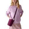image:imagekate spade new york Halo Fine Grain Leather Mini BucketPurple Agate Suede