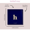 image:imagekate spade new york Initial Decorative Initial Tray Personalized Acrylic Vanity Letter Tray Just Mine TH