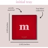 image:imagekate spade new york Initial Decorative Initial Tray Personalized Acrylic Vanity Letter Tray Just Mine TM