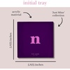 image:imagekate spade new york Initial Decorative Initial Tray Personalized Acrylic Vanity Letter Tray Just Mine TN