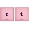 image:imagekate spade new york Initial Decorative Initial Tray Personalized Acrylic Vanity Letter Tray Just Mine TT