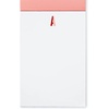 image:imagekate spade new york Initial Notepad Paper Pad with 100 Blank Sheets 7 x 475 Small Writing Pad for Desktop Notes M PinkK Blue