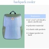 image:imagekate spade new york Insulated Backpack Cooler Large Capacity Portable Soft Cooler Bag for Picnics Beach Pool Hiking Petite Stripe