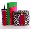 image:imagekate spade new york Insulated Lunch Tote Small Lunch Cooler Cute Lunch Bag for Women Floral Thermal Bag with Double Zipper Close and Carrying Handle Spade Flower StripeSpade Flower Stripe