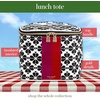 image:imagekate spade new york Insulated Lunch Tote Small Lunch Cooler Cute Lunch Bag for Women Floral Thermal Bag with Double Zipper Close and Carrying Handle Spade Flower StripeSpade Flower Stripe