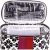 image:imagekate spade new york Insulated Lunch Tote Small Lunch Cooler Cute Lunch Bag for Women Floral Thermal Bag with Double Zipper Close and Carrying Handle Spade Flower StripeSpade Flower Stripe