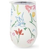 image:imagekate spade new york Insulated Stainless Steel Wine Tumbler 16 Ounce Double Wall Tumbler Floral Stemless Travel Cup with Lid Hidden GardenJoyful Garden