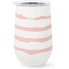 image:imagekate spade new york Insulated Stainless Steel Wine Tumbler 16 Ounce Double Wall Tumbler Stemless Travel Cup with Lid Goddess StripeGoddess Stripe