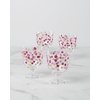 image:imagekate spade new york Its Raining Confetti Coupe Glasses Set Of 4Short Wine Glasses