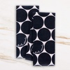 image:imagekate spade new york Joy Dot Kitchen Towels 2Pack Set Absorbent 100 Cotton Velour Navy BlueCream 17x28BlackBeige