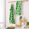 image:imagekate spade new york Joy Dot Kitchen Towels 2Pack Set Absorbent 100 Cotton Velour Navy BlueCream 17x28GreenCream